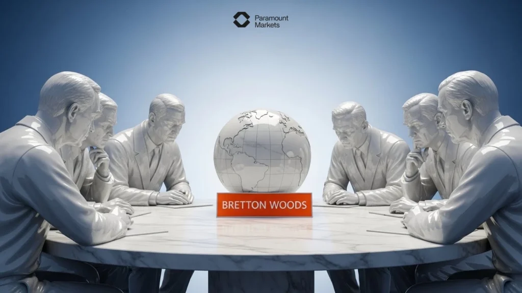 نشست تاریخی برتون وودز (Bretton Woods) پس از جنگ جهانی دوم و شکل‌گیری نظم نوین اقتصادی با محوریت دلار آمریکا
