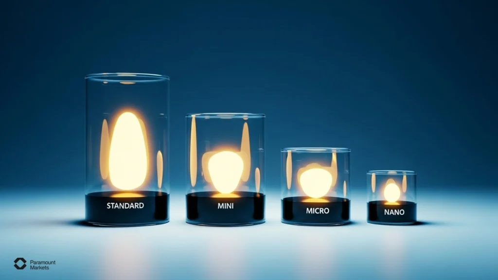 معرفی انواع لات در فارکس شامل لات استاندارد، مینی، میکرو و نانو برای مدیریت سرمایه